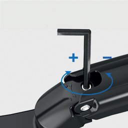 Suporte Ergonômico Articulado de Mesa, Elg, F160n, para 2 Monitores, Pistão a Gás, até 9kg, Grafite - 6