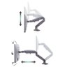 Suporte Ergonômico Articulado de Mesa, Elg, F160n, para 2 Monitores, Pistão a Gás, até 9kg, Grafite - 3