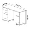 Mesa para Computador 125cm Gaveta Million Patrimar Cinamomo - 5