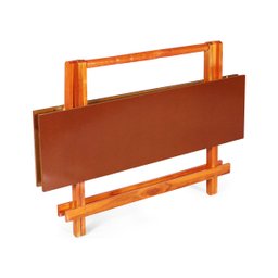 Conjunto de Mesa Dobrável com 6 Cadeiras 120x70 Mel Móveis Britz - 8