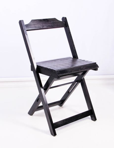 Conjunto de Mesa Dobrável com 4 Cadeiras 70x70cm Preta - Móveis Britz - 3