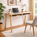 Ver imagem 2 de Mesa Escrivaninha com 2 Nichos Klm Store