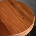 Ver imagem 3 de Kit 4 Banquetas Altas para Cozinha Estilo Industrial Aura D09 Peroba - Mpozenato