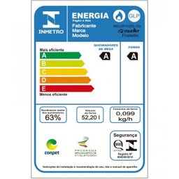 Fogão 4 Bocas Acendimento Automático Fratello Mueller Bivolt - 7
