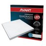 Plafon LED Quadrado 30W Painel Sobrepor 40x40 Avant - Branco Frio - 1