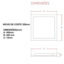 Plafon Led Quadrado 30w Painel Embutir 40x40 Avant - Branco Quente - 3
