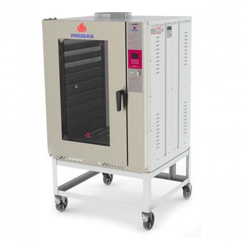 Forno Turbo a Gás Progás Prp-12000 12 Esteiras Inox Câmara para Alta Temperatura Bivolt