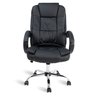 Cadeira de Escritório Presidente, Base Cromada, Preta - Mb-C730 - 2