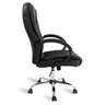 Cadeira de Escritório Presidente, Base Cromada, Preta - Mb-C730 - 3