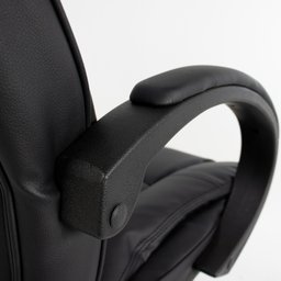 Cadeira de Escritório Presidente, Base Cromada, Preta - Mb-C730 - 6