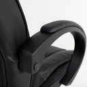 Ver imagem 6 de Cadeira de Escritório Presidente, Base Cromada, Preta - Mb-C730