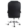 Cadeira de Escritório Presidente, Base Cromada, Preta - Mb-C730 - 5