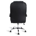 Ver imagem 5 de Cadeira de Escritório Presidente, Base Cromada, Preta - Mb-C730