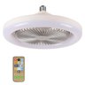 Elegância e Conforto Ventilador de Teto Led Controle Remoto E27 - 1