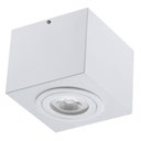 Ver imagem 1 de Plafon de Sobrepor Luminária Quadrada Branca Aluzinc Box Dital Sala Cozinha Escritório