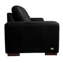 Ver imagem 7 de Sofá Decorativo 2 Lugares Turim 150cm Couro Preto G58 - Gran Belo