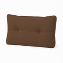 Ver imagem 6 de Almofada Decorativa Laura Cheia Fofinha com Zíper 36x60 Linho para Sofá Cama Poltrona Fibra Silicona