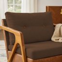 Ver imagem 1 de Almofada Decorativa Laura Cheia Fofinha com Zíper 36x60 Linho para Sofá Cama Poltrona Fibra Silicona