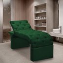 Ver imagem 1 de Maca Estofada Estética Cílios Regulável Spa Veludo Ana Clara:verde