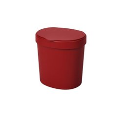 Lixeira Pia 2,5 L Vermelho Alta Qualidade - 2