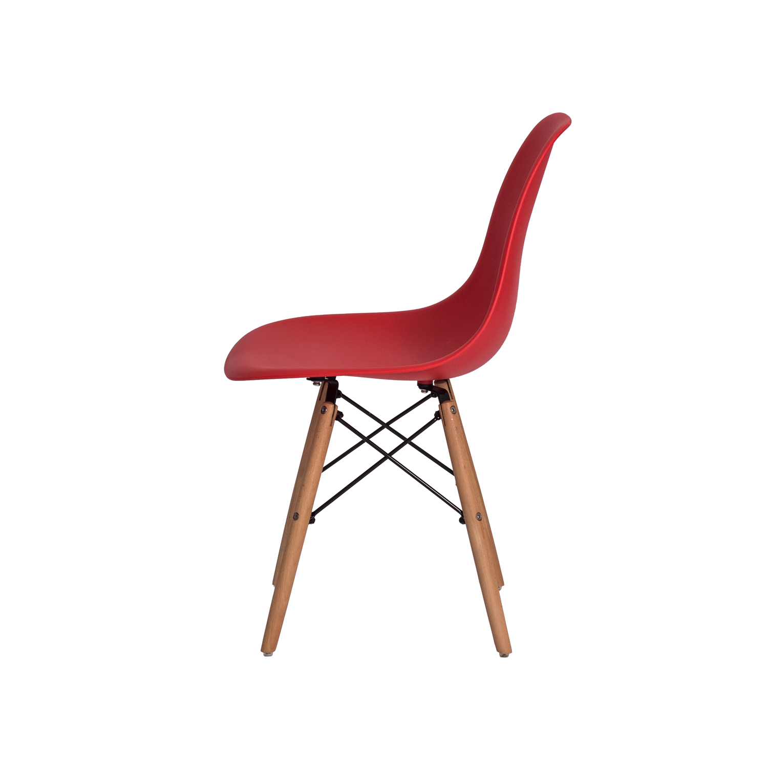 Kit 4 Cadeiras Eames Eiffel - Vermelho - 4