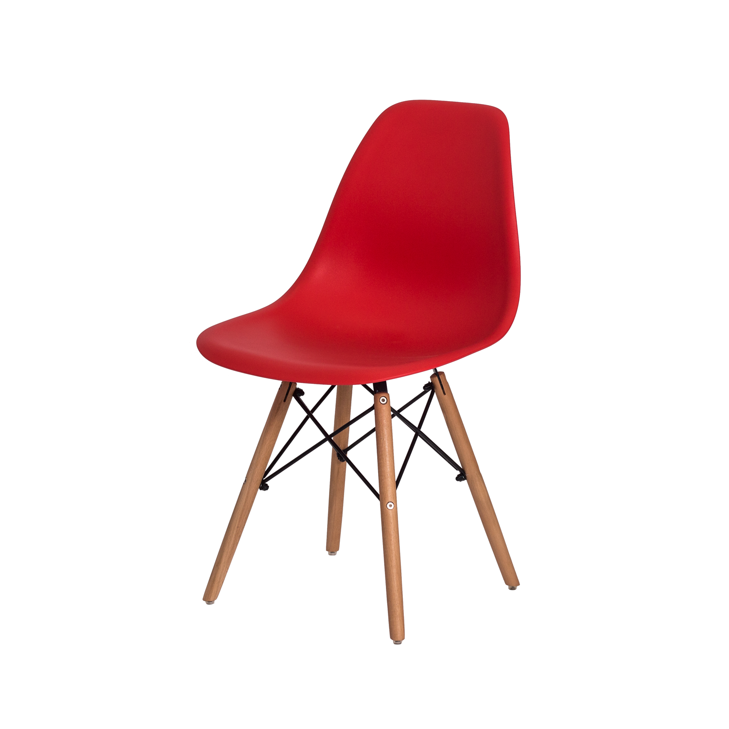 Kit 4 Cadeiras Eames Eiffel - Vermelho - 2