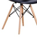 Ver imagem 3 de Kit 4 Cadeiras Eames Eiffel - Preto PROLAR