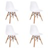 Kit 4 Cadeiras Eames Eiffel - Branca - 1