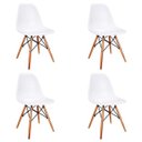 Ver imagem 1 de Kit 4 Cadeiras Eames Eiffel - Branca
