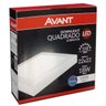Plafon LED Quadrado 18W Painel Sobrepor Slim Avant - Branco Quente - 2