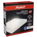 Ver imagem 2 de Plafon LED Quadrado 18W Painel Sobrepor Slim Avant - Branco Quente