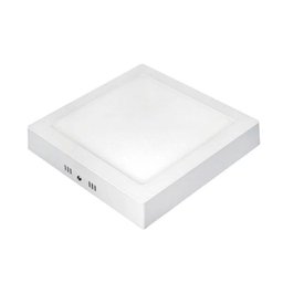 Plafon LED Quadrado 18W Painel Sobrepor Slim Avant - Branco Quente - 3