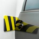 Ver imagem 2 de Manta Protetora para Porta 60 x 15 cm Preta e Amarela