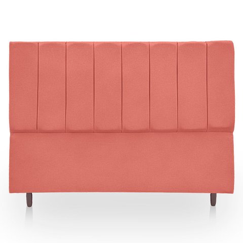 Cabeceira Moderna Estofada 140cm Carla Casal Rose