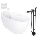 Ver imagem 5 de Kit Banheira Imersão Freestanding de Luxo 1.50m C/mist Preto
