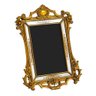 Porta Retrato Revestido em Resina Dourada - 29,5x23cm - 1