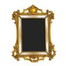 Porta Retrato Revestido em Resina Dourada - 29,5x23cm - 2