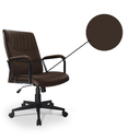 Ver imagem 2 de Cadeira de escritório Eataly Presidente Giratória Marrom