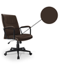 Cadeira de escritório Eataly Presidente Giratória Marrom - 2