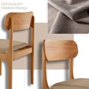 Ver imagem 7 de Sala de Jantar Star 6 Lugares Tampo MDF Barril Imbuia 180cm Moderna