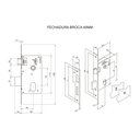 Ver imagem 5 de Fechadura Externa Roseta 40mm Mgm Módena