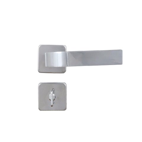 Fechadura para Banheiro Roseta 40mm MGM Módena Rosa/Cromado