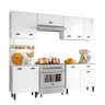 Kit Cozinha 8 Portas com Pistão a Gás + Balcão Pepper - Nicioli - Branco UV - Nicioli - 1