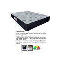 Ver imagem 5 de Cama Box Queen: Colchão Ortopédico Orthoflex Foggia Sogni Unic Face + Base CRC Suede Gray(158x198