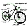 Bicicleta Aro 29 KSW 2.0 XLT 27v GTA Freio Hidráulico - Preto com Rosa - 19 - 4