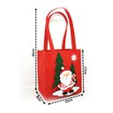 Ver imagem 4 de Kit Sacola Decorativa Feltro Natal Papai Noel 30cm 3 Unidades - Master Christmas