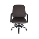 Ver imagem 2 de Cadeira para Obesos até 200Kg com Base Giratória Linha Obeso Marrom