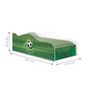 Ver imagem 2 de Cama Fun Futebol Solteiro com Colchão