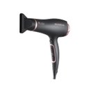 Ver imagem 4 de Secador de Cabelo Mondial Black Rose SC-37, 3 Temp, 2 Vel, Preto/Rosa - 110V