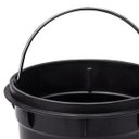 Ver imagem 6 de Kit Lixeiras Aço Inox - 2 de 5 Litros + 2 Escovas Sanitária